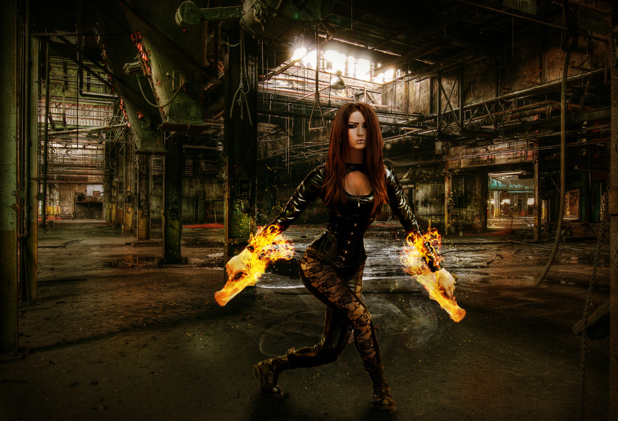 Montage Fire warrior